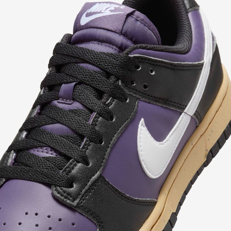 Nike Dunk Low Nike Negro Con Morado Nike Dunk Low Nike Calzado