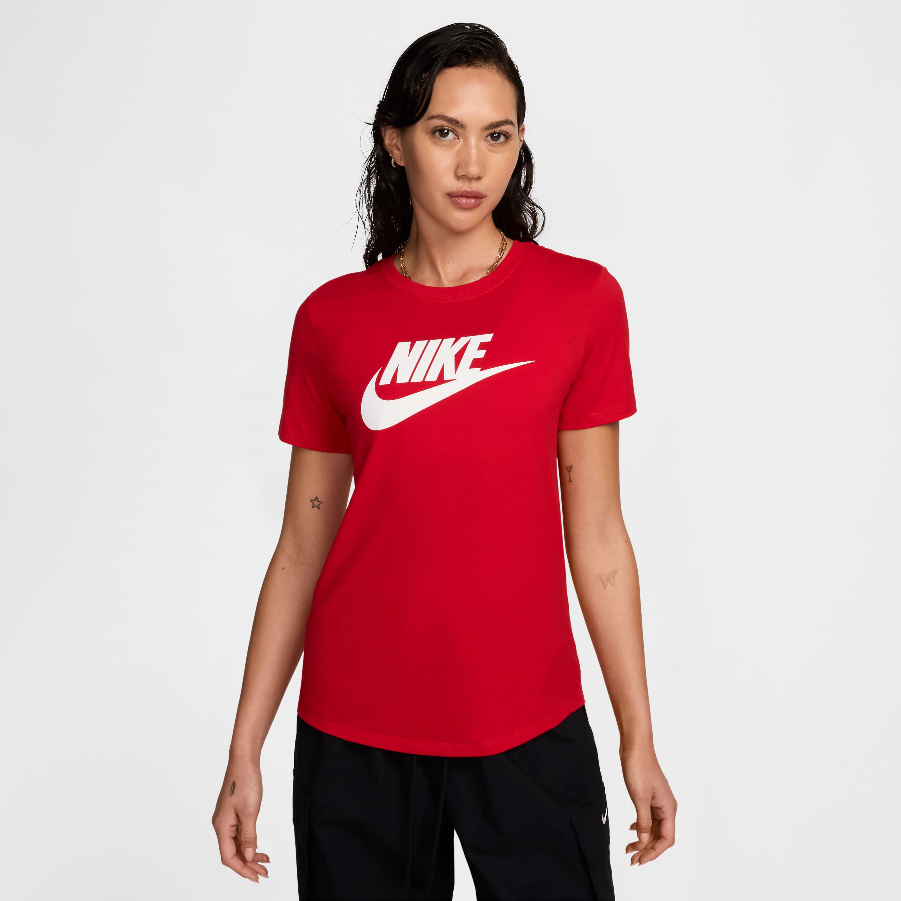 Camiseta Jordan Roja Mujer Musculosa Jordan Heritage Mujer