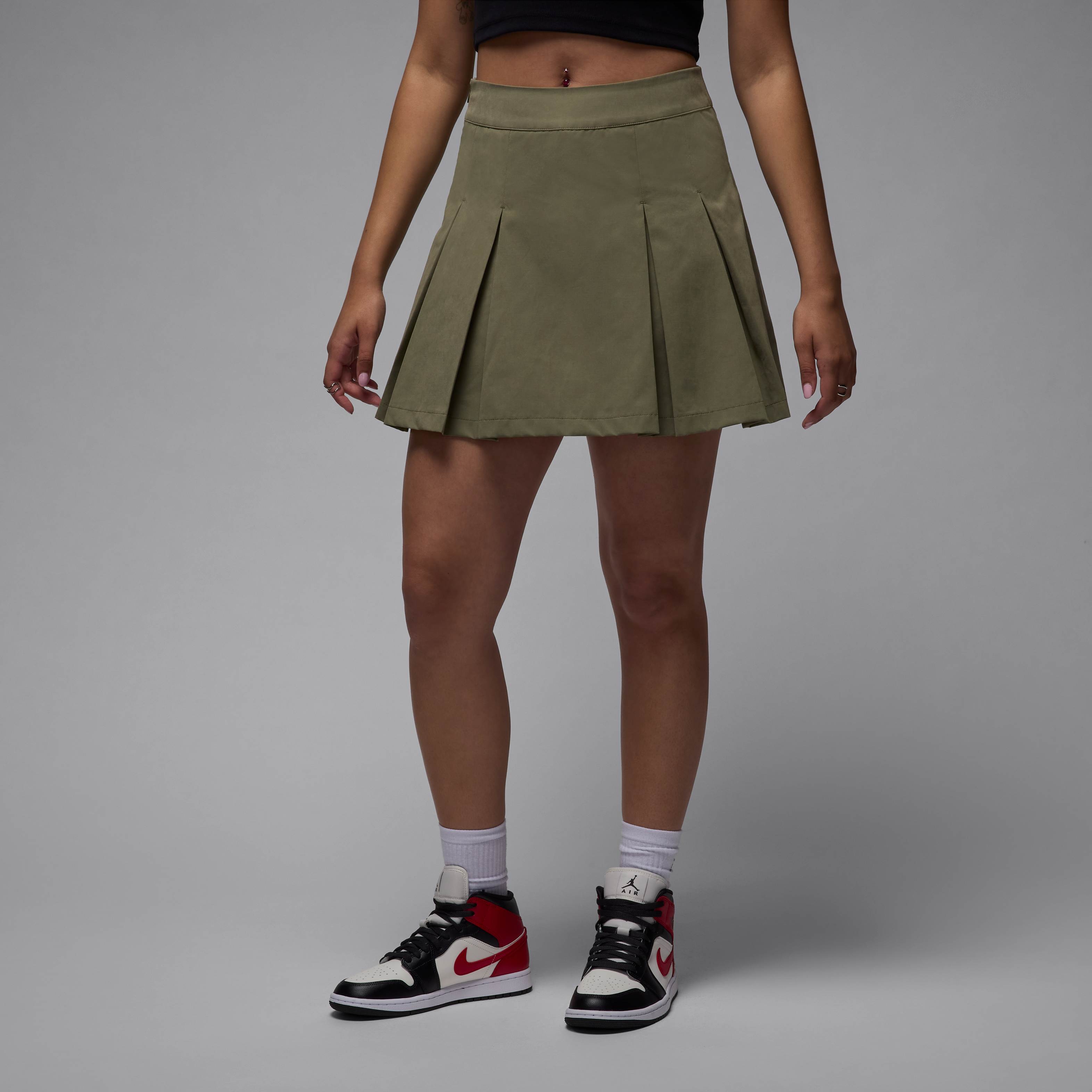 Tenis Nike Court Falda Blanca Tableada Nike Falda Tenis Mujer New