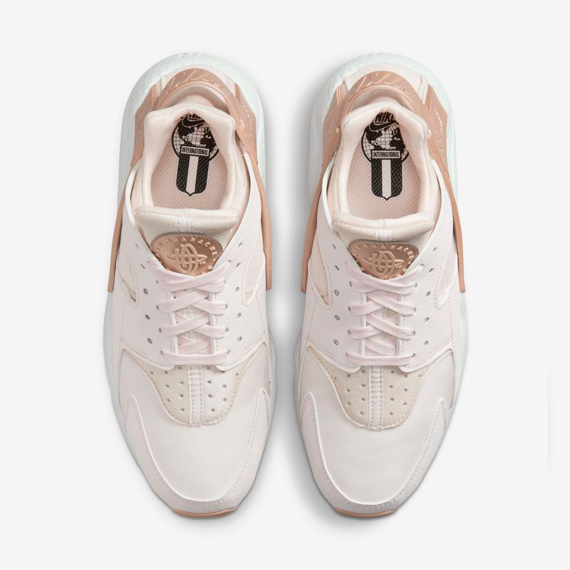 Nike huarache clearance mujer color crema