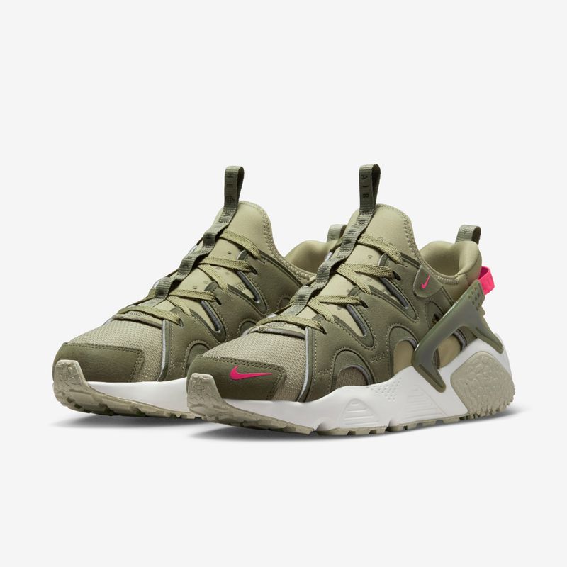 Nike huarache verde outlet con gris