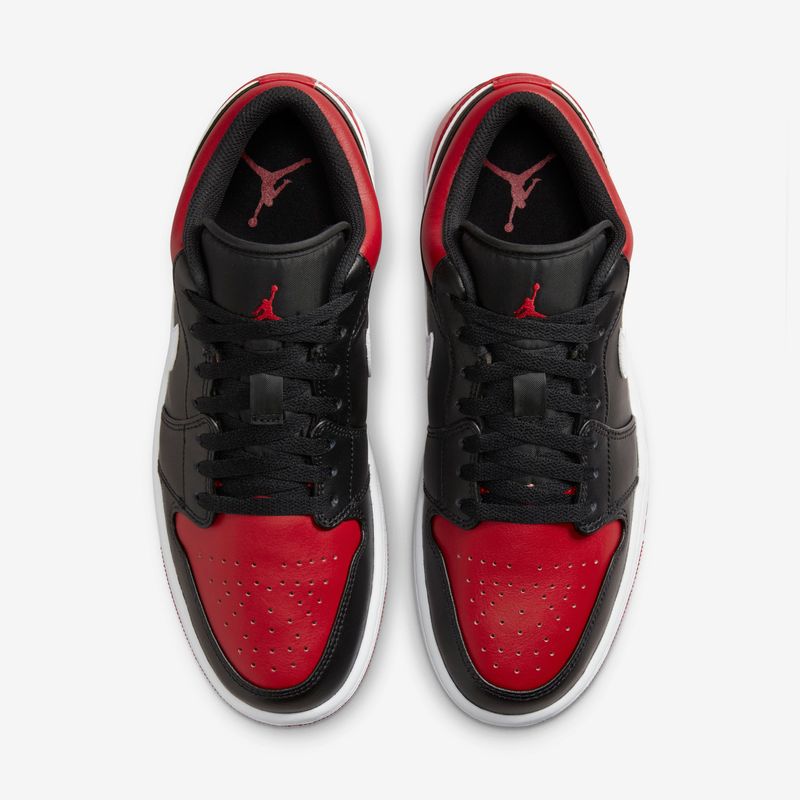 Tenis nike jordan negro con rojo hotsell