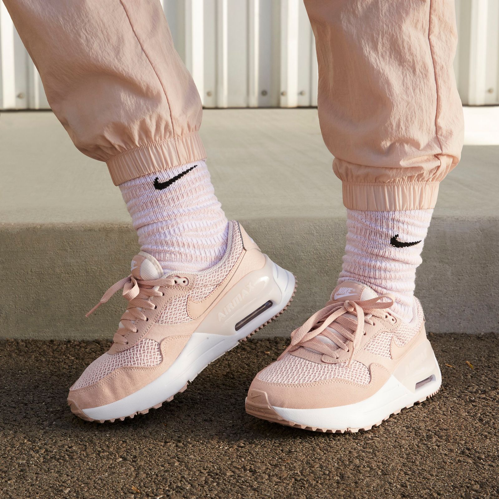 Nike air max blancas y rosa mujer best sale